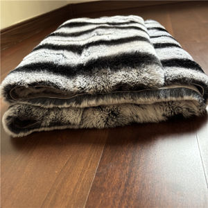 Jeté de canapé en fourrure de lapin ou de chinchilla <span class=keywords><strong>rex</strong></span> - Product Image 3