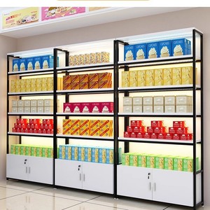 Gỗ cửa hàng tạp hóa & cửa hàng tiện lợi hiển thị Kệ điện thoại di động phụ kiện siêu thị kệ với vật liệu kim loại - Product Image 2