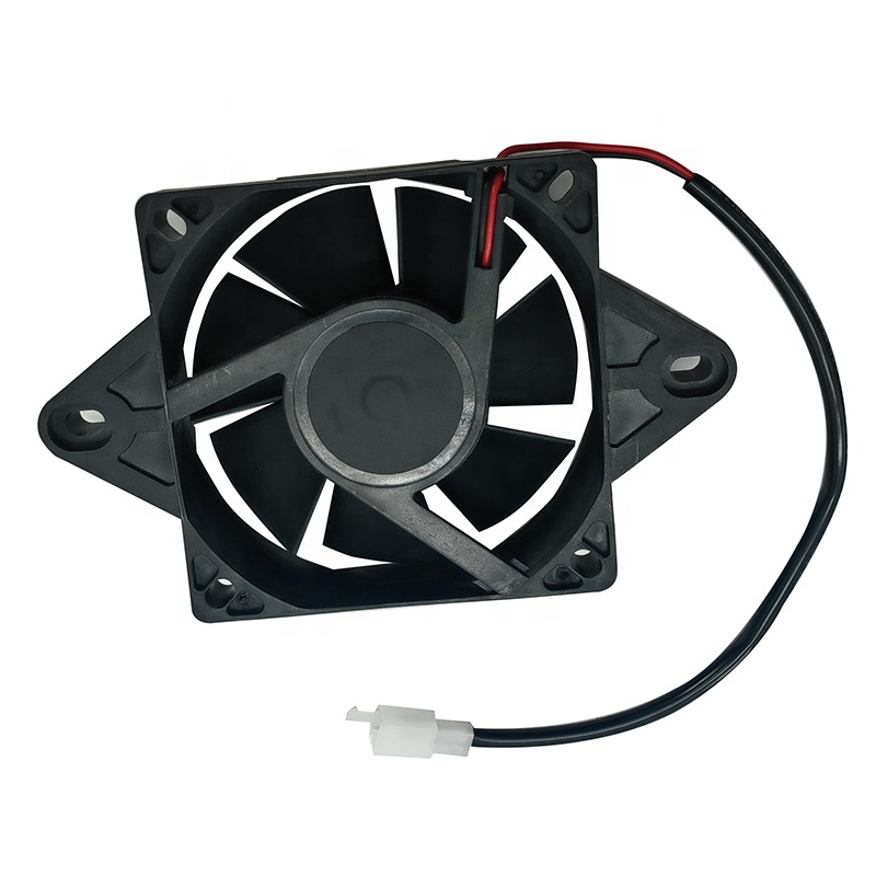 Квадратный радиатор 12 В постоянного тока, охлаждающий вентилятор, замена для мотоцикла 200 куб. См 250 куб. См, с водяным охлаждением, мотовездехода, кроссового велосипеда, карт