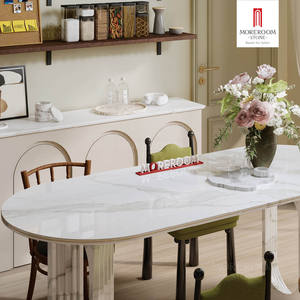 Dalle <span class=keywords><strong>de</strong></span> porcelaine 1600x3200 mm, finition polie, effet marbre Calacatta, <span class=keywords><strong>plan</strong></span> <span class=keywords><strong>de</strong></span> <span class=keywords><strong>travail</strong></span> en pierre frittée pleine masse pour <span class=keywords><strong>cuisine</strong></span> extérieure - Product Image 3