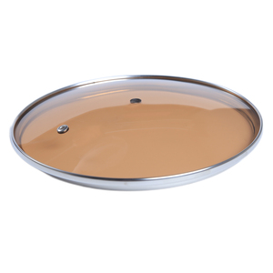 Couvercle en verre trempé pour casseroles Casseroles Couvercle en verre de <span class=keywords><strong>couleur</strong></span> grise trempé de type G rond - Product Image 2