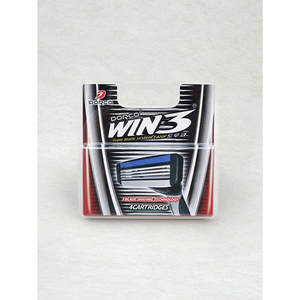 Dorcowin 3-System Triple Razor Blade Cartucho Recambio de afeitado de acero inoxidable 4P Removedor de vello de excelente calidad - Product Image 1