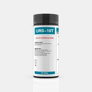 소변 검사 스트립 10 파라미터 아질산염 pH 단백질 혈액 케톤 포도당 URS-10T