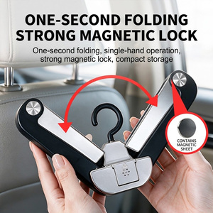 Porte-manteau métallique pour appuie-tête de siège auto, crochet pratique pour accessoires de voiture, support pour vestes et costumes, organisateur de voiture - Product Image 4