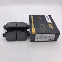 Plaquettes de frein à disque arrière en céramique OEM JR1231 pour Chevrolet Cruze R D1468 IATF 16949, faible émission de poussière, 4 pièces, système de freinage