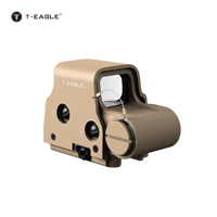 Lunette de visée tactique T-EAGLE 558 de couleur agréable, point rouge vert, optique, lunette de visée en alliage d'aluminium avec tan