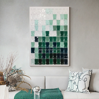 Personnalisé Vente en gros Hôtel Oeuvres Grand Luxe Acrylique 3D Peinture Décorative Abstrait Installation Mur Art