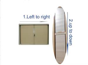 プラスチックキャンピングカー家具タンボールドアキャビネットPVCABSシャッタースラット<span class=keywords><strong>RV</strong></span>トイレドア<span class=keywords><strong>RV</strong></span>キャンピングカーキャラバンバスルーム用 - Product Image 2