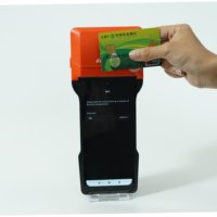 Terminal de point de vente de stationnement Android 14 Réseau 4G Paiements NFC Imprimante thermique 80mm pour des transactions rapides sur les frais de stationnement