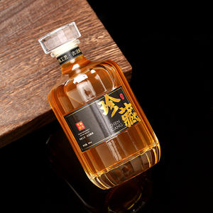 Chất lượng cao 500M thủy tinh rỗng chai rượu vang trong suốt và dày chai rượu vang - Product Image 1