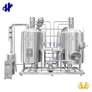 Peralatan Pembuat Bir, Peralatan Pembuat Bir Sistem Kerajinan Tangan Brewhouse Microbery 300L 500L 1000L 2000L