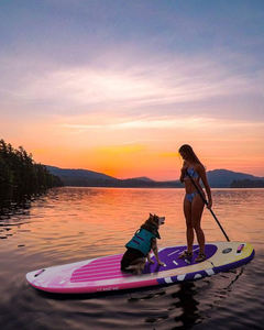 กระดานแพดเดิลบอร์ดเป่าลม Skatinger All-Round ขนาด 11'x33''x6'' พร้อมครีบถอดได้ 3 ชิ้น ผลิตจากวัสดุ Drop Stitch สำหรับการผจญภัย <span class=keywords><strong>SUP</strong></span> - Product Image 5