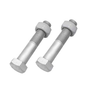 Vis et écrous hexagonaux galvanisés à chaud de qualité 8.8 Hebei Xinliang pour l'ingénierie électrique - Product Image 3