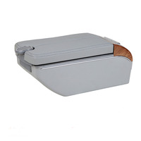 Boîte de rangement pour accoudoir de voiture universelle Marcan avec cuir PU et plastique, installation facile, pièces automobiles