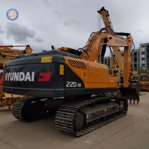 Excavadora Hidráulica Hyundai 220 de Alta Calidad, 22 Toneladas, para Construcción, con Motor, Caja de Cambios, Bomba de Engranajes y Rodamientos - Product Image 1