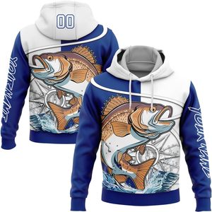 Sudadera con Capucha de Pesca para Hombre FOXA, Diseño Personalizado con Estampado de Peces por Sublimación, Protección UPF 50 Anti-UV, Ropa para Caza y Actividades al Aire Libre - Product Image 1