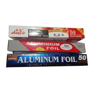 Rouleau d'aluminium, ultra-résistant, pour grill, cuisson, rôtisserie, ménage de cuisine