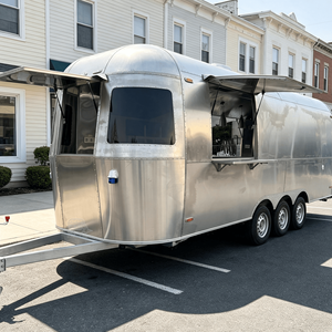 Food Concession Trailers Caravan Coffee Van Cart Stainless Steel Mobile Kitchen Ice Cream Truck Fully Equipped Food Trailer - Product Image 3