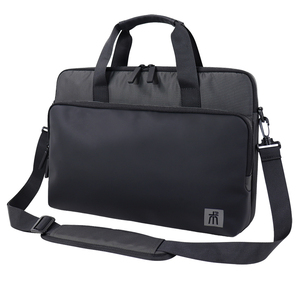 Porte-documents pour homme pour ordinateur portable de 15,6 pouces, sac pour ordinateur portable imperméable avec bandoulière, sac à bandoulière multi-compartiments - Product Image 3