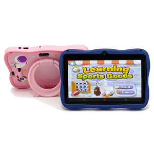 Tablette éducative pour enfants Q8-2 7 pouces 1024x600 Dual Core <span class=keywords><strong>2.3</strong></span>-2.5GHz Android 12 2Go+32Go 3000mAh Contrôle parental Antichoc USB - Product Image 1