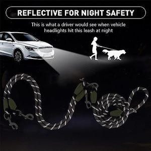 Laisse Réfléchissante Mains Libres pour Chien, Réglable, pour Petits et Grands Chiens - Product Image 6