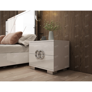 Ensemble de <span class=keywords><strong>chambre</strong></span> à coucher royal de luxe pour adultes, taille king, meubles de <span class=keywords><strong>chambre</strong></span> à coucher pour la maison et l'hôtel, ensemble de meubles de <span class=keywords><strong>chambre</strong></span> à coucher à finition brillante avec table de chevet, <span class=keywords><strong>commode</strong></span> et coffre - Product Image 6