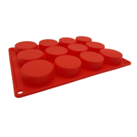 Moules à œufs en silicone de 3 pouces, antiadhésifs, résistants à la chaleur et à la rouille, compatibles four et lave-vaisselle, lot de 2, pour muffins et mini-œufs