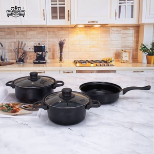 Juego de utensilios de cocina antiadherentes de hierro fundido para acampar, negro, 13 Uds., utensilios de cocina baratos, <span class=keywords><strong>ollas</strong></span> <span class=keywords><strong>y</strong></span> <span class=keywords><strong>sartenes</strong></span>, utensilios de cocina - Product Image 2
