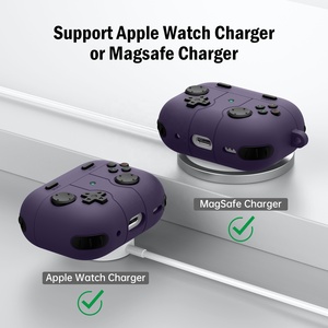 Funda de Silicona para Apple AirPods Pro, Funda de Lujo para Air Pods Pro con Gancho - Product Image 4