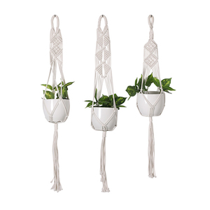 Handmade Plant Hanger 4 Legs Flowerpot Holder for Home & <b>Garden</b> Dropshipping <b>Hanging</b> Planter Wall Decoration - Product Image 1