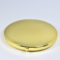 Nouveauté étui compact magnétique rond en plastique personnalisé étui vide compact pour poudre de presse emballage conteneur de fard à joues