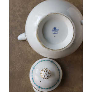 Gabriella P. Coalport Théière en céramique décorée bleu clair Genève 0g - Product Image 1