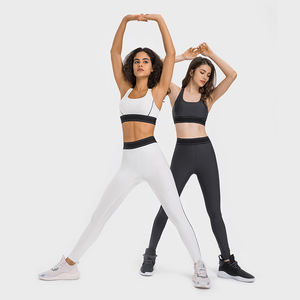 Hauts <span class=keywords><strong>de</strong></span> fitness à dos croisé personnalisés soutien-gorge <span class=keywords><strong>de</strong></span> <span class=keywords><strong>sport</strong></span> <span class=keywords><strong>tenue</strong></span> <span class=keywords><strong>de</strong></span> yoga et ensembles <span class=keywords><strong>de</strong></span> leggings <span class=keywords><strong>de</strong></span> gymnastique <span class=keywords><strong>de</strong></span> haute qualité pour les femmes - Product Image 2