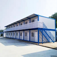 Idées de maisons préfabriquées modulaires mobiles à 2 étages, maisons conteneurs, dortoirs extérieurs, maisons conteneurs écologiques détachables
