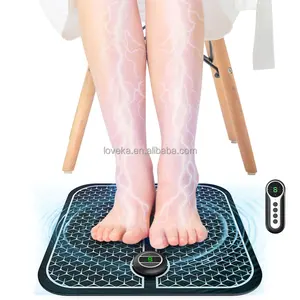 Esterilla eléctrica moderna para el cuidado personal ems tens, masajeador de circulación de pies, esterilla vibratoria de acupresión para masaje de pies