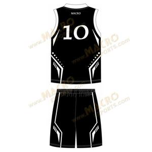 Vente en gros d'uniforme de basket-ball personnalisé sublimé design unisexe uniforme de basket-ball en polyester à bas prix pour hommes - Product Image 2