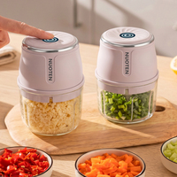 Mini elektrische voedselhakker USB oplaadbare groentehakker knoflookpers vleesmolen keukenmachine voor de keuken
