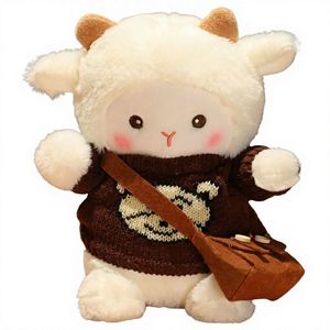 Lamb Plush Toy & Soft Sheep <b>Pillow</b> Cloth Doll Valentine's Day and Birthday Gift for Girls Mini 21cm - Product Image 6
