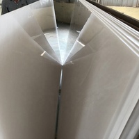 Panneau en résine translucide blanche, onyx poli, pour mur et dessus de table