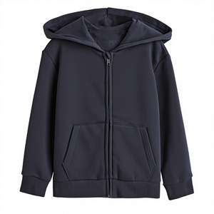 Men's Hooded <b>Zip</b>-Up Sweatshirt Solid Color Knitted Casual <b>Hoodie</b> Front <b>Pocket</b> Regular Fit Autumn Wear - Product Image 1