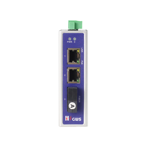Commutateur réseau industriel 3 ports 10/100M PoE Fibre Optique, 2 ports PoE avec 1 port Uplink SC, IP30 pour services de sécurité CCTV - Product Image 4