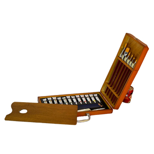 어른과 아이 휴대용 옥외 대용량 환경 보호 목재 우량 유화 이젤 상자 - Product Image 5