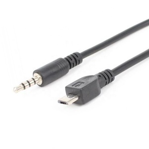 Konektor Kabel <span class=keywords><strong>Audio</strong></span> Micro Usb Ke Jack 3.5Mm Kabel Adaptor <span class=keywords><strong>Audio</strong></span> Telepon Steker Headphone <span class=keywords><strong>3.5</strong></span> untuk V8 40Cm - Product Image 1