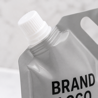 Sac en plastique robuste personnalisé avec bec verseur et poignée, 1L 2L, pour lessive liquide
