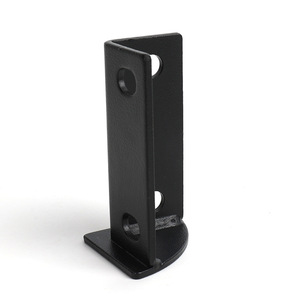 Support d'angle en L en métal noir, connecteur à angle droit, quincaillerie de meuble, support de placard, support de montage épaissi - Product Image 2