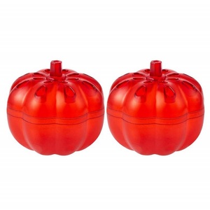 Piège à mouches des fruits domestique non toxique, design en forme de citrouille, piège à Drosophila, tueur de moucherons, attrape-mouches pour la lutte antiparasitaire des moucherons de cuisine - Product Image 1