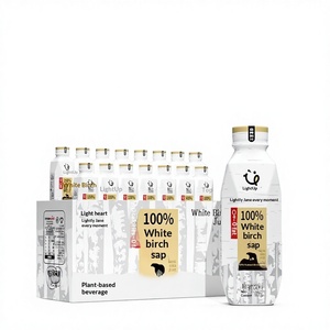 Jus de bouleau naturel North <span class=keywords><strong>Latitude</strong></span> 52100, liquide brut, 360 ml, boisson faible en gras en bouteille - Product Image 1