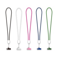 Cordón para Teléfono con Diseño Moderno 2026, 4 en 1, Cable de Carga Rápida de 60W y 125cm de Largo con Gancho para Tarjeta de Identificación y Funda de Teléfono