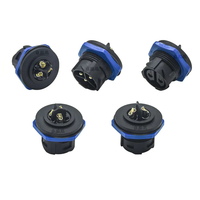 Conector Eléctrico Automotriz M25 Industrial de 2 3 4 5 6 7 8 Pines para Cable de Control
