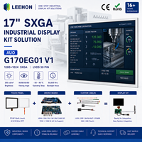 Panel LCD AUO 17.0 inci 1280*1024 SXGA G170EG01 V1, Layar Kontrol Industri Tahan Suhu Luas, Modul LCD 17 Inci
